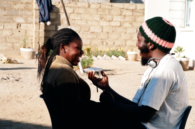 Practice interview, Zambia, 2005 (S.Warrington)